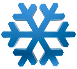 snowflake on transparent background