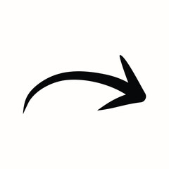 The arrow design showcases a sleek and modern interpretation of an arrow shape. Eps 10