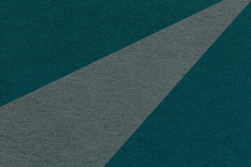 Fototapeta premium Texture of old craft emerald and green color paper background, macro. Structure of vintage abstract teal cardboard
