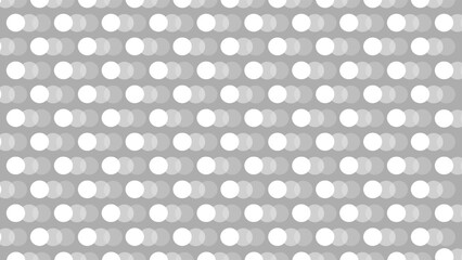 Grey seamless pattern with white circles