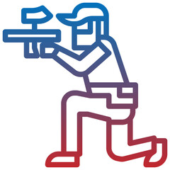 gamer line icon,linear,outline,graphic,illustration