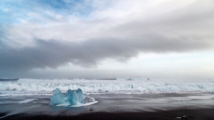 diamond beach, iceland, europe