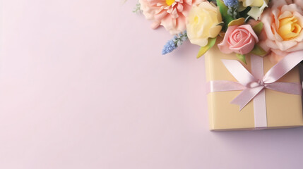 gift box with flowers
Generative AI