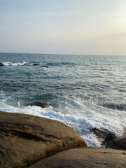 waves on the beach