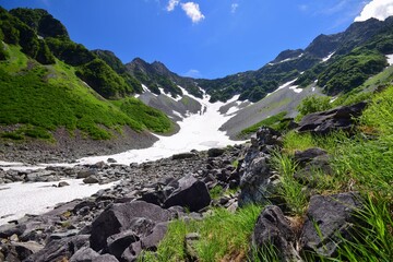 夏山登山 北アルプス 涸沢カール