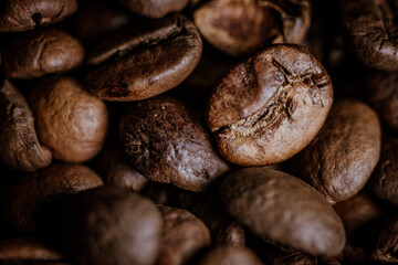 coffee beans macro