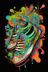 Sneakers Created with Generative AI Tools