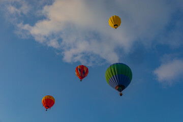 Hot air balloon at the festival