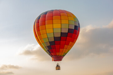 Hot air balloon at the festival