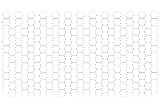 Honeycomb net with transparent background consisting of black lines for your futuristic image project. You can easily configure the line color and design in your image editor.