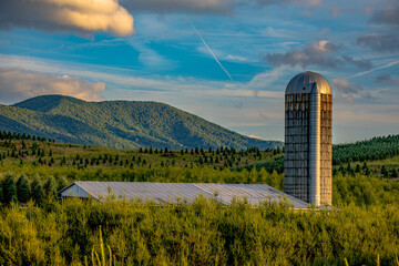 Farm in the Appalachian Mountains