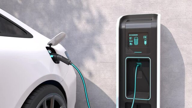 EV Charging Station, Clean energy filling technology, Electric car chargin