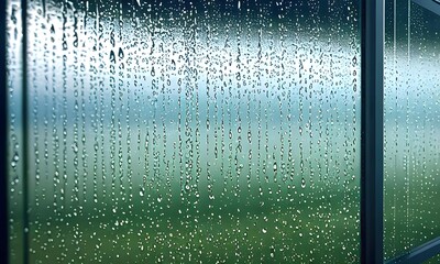 rain texture, rain on glass. 3d rendering. clear focus, Generative AI, Generative, AI
