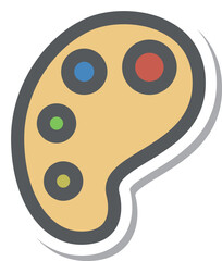 ステッカー風ミニミニアイコン　パレット