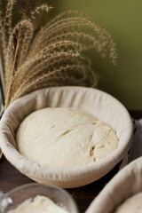 Making homemade artisan sourdough bread