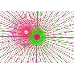 Radiating, concentric circles abstract monochrome spirograph. Vector illustration for design your website and print



