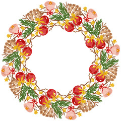 wreath of flowers