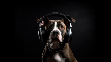 Melodies and Woofs: Dog in Headphones Grooves to Catchy Beats