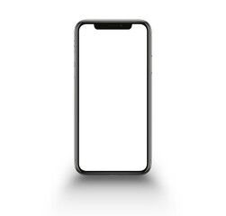 isolated phone mockup without background