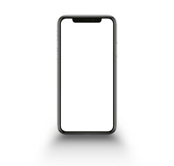 isolated phone mockup without background