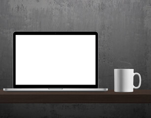 laptop with cut out screen