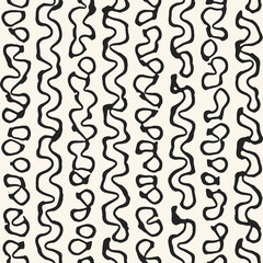 Ink Drawn Scribbles Textured Subtle Striped Pattern