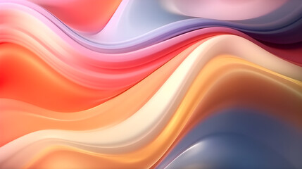 abstract colorful background with waves created with Generative AI