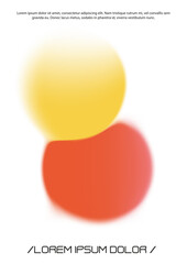 Futuristic Background Set with Gradient Mesh Holographic Shapes. Vector Template Design for your Business. Minimal Colourful Print Set for Your Identity Style