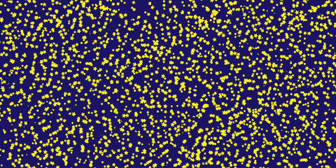 .Yellow stars on a blue background. Abstract vector background