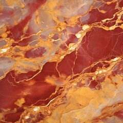 Fototapeta premium Luxury Marble Digital Art - Red Marble with Gold, Background 4K Quality, JPEG 