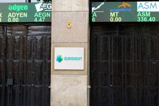 euronext office in Amsterdam, The Netherlands, European stock exchange office