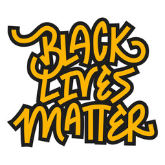 Black Lives Matter Gravity Typography