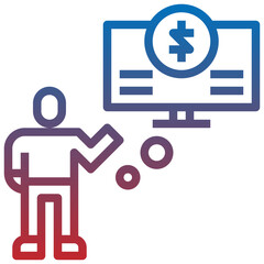 blogger line icon,linear,outline,graphic,illustration