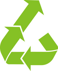 Green upcycle icon.
