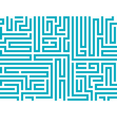 blue and white maze