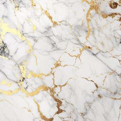 Luxury Marble Digital Art - White Marble with Gold, Background 4K Quality, JPEG	