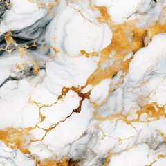 Luxury Marble Digital Art - White Marble with Gold, Background 4K Quality, JPEG	
