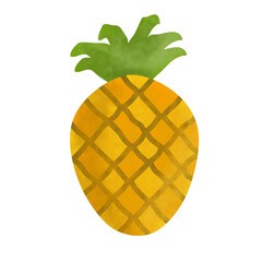fresh pineapple illustration