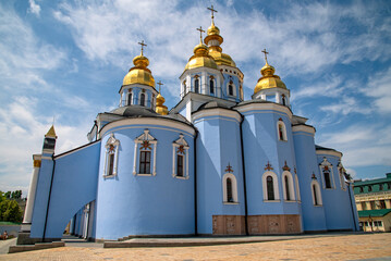 St. Michael's Golden-Domed Monastery - luxury church complex. Kyiv, Ukraine