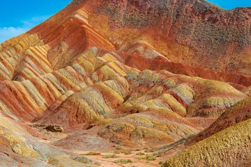 Acrylic prints Zhangye Danxia Zhangye Danxia National Geopark - Gansu Province, China