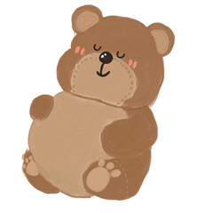 Bear used as a background illustration.