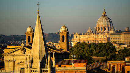Lever du jour à Rome