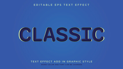 Fully editable modern text effect style vector 