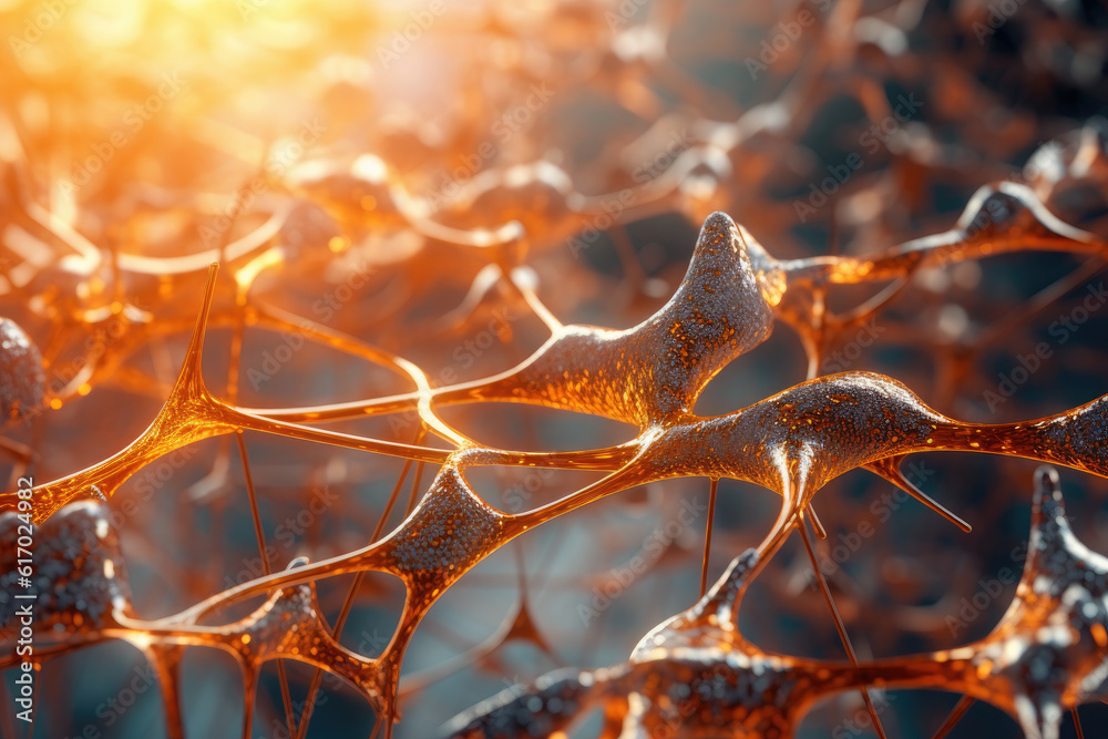 Aufkleber advanced artificial intelligence, neural network, ann.abstract graphics scheme of neural machine min