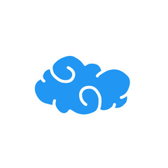 Blue chinese cloud 