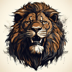 Fototapeta na wymiar Lion Mascot