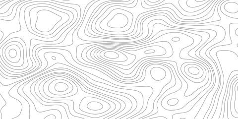 Topographic map background geographic line map with elevation assignments. Modern design with White background with topographic wavy pattern design.paper texture Imitation of a geographical map shades