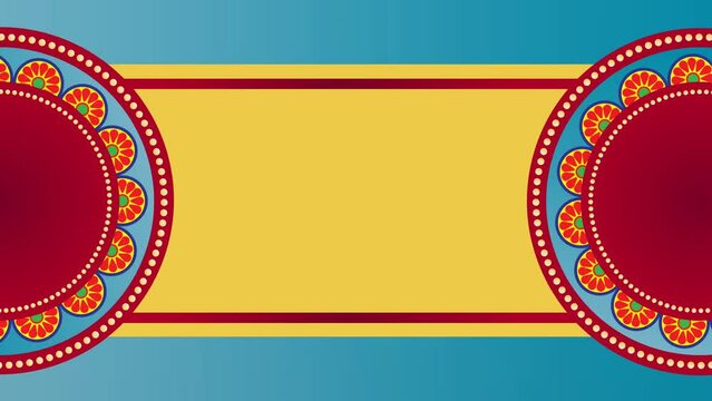 Royal Wedding invitation graphics animation video