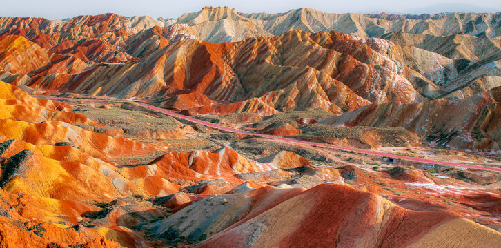 Danxia landform in Zhangye, China