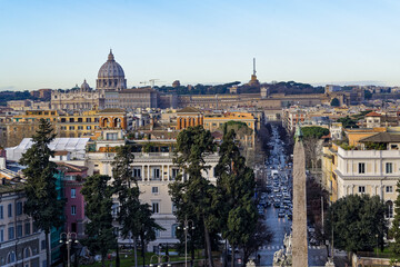 Obélisque de la Place du peuple à Rome